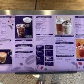 The Coffee Bean & Tea Leaf menu page 1