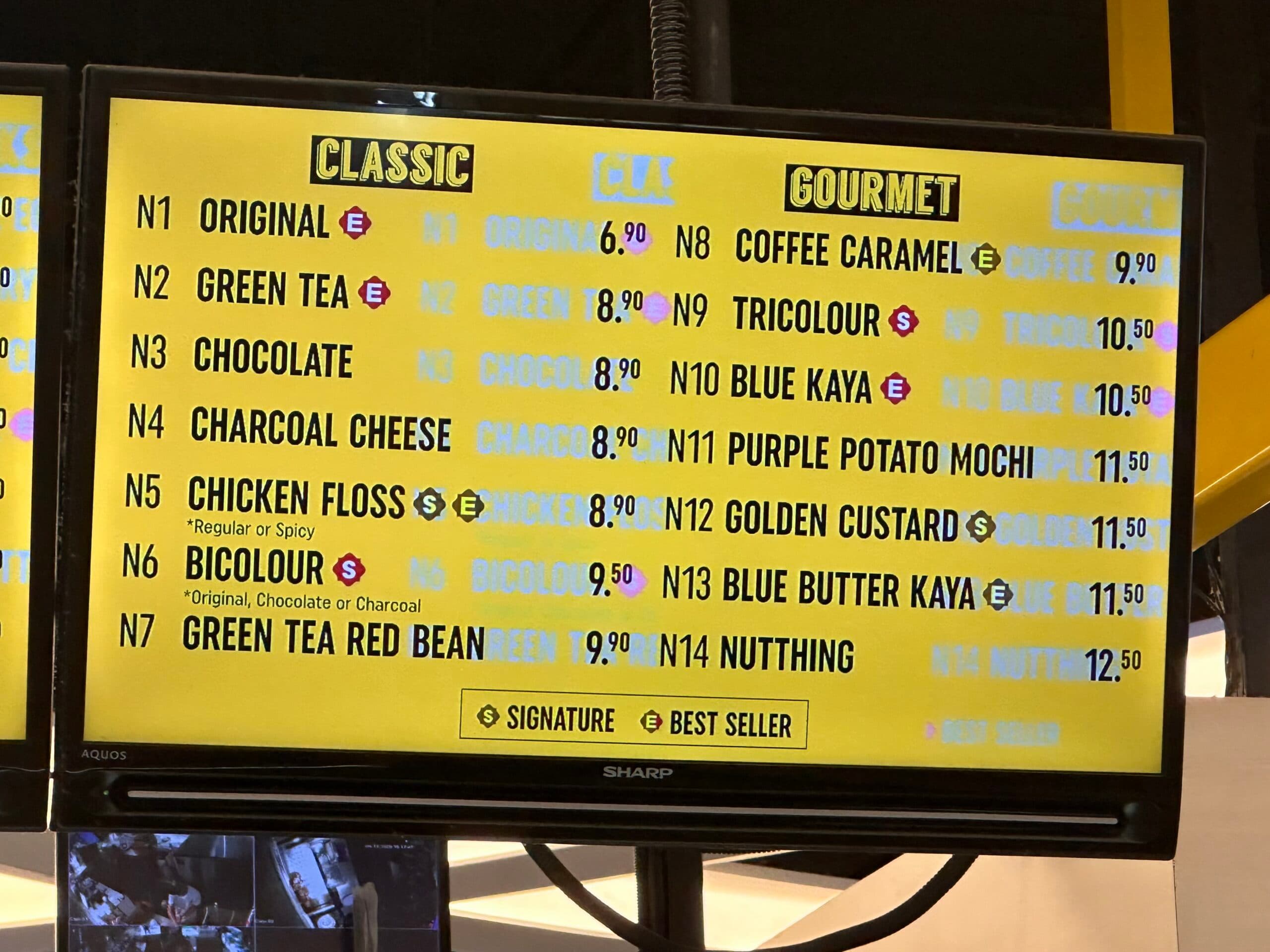 Eggette Lab @ The Gardens Mall menu page 1