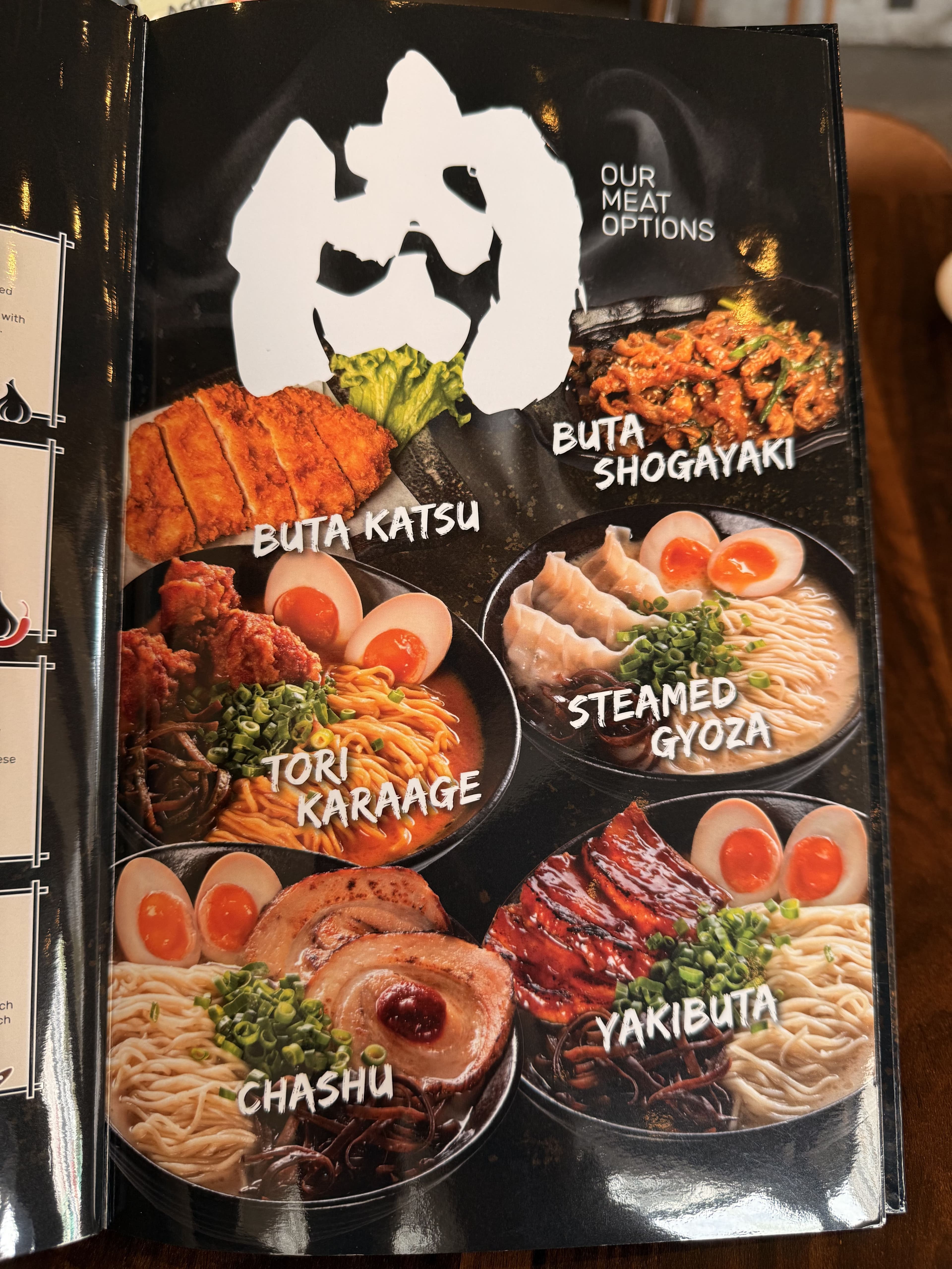 Common Space (TBF Kiara Bay) menu page 1