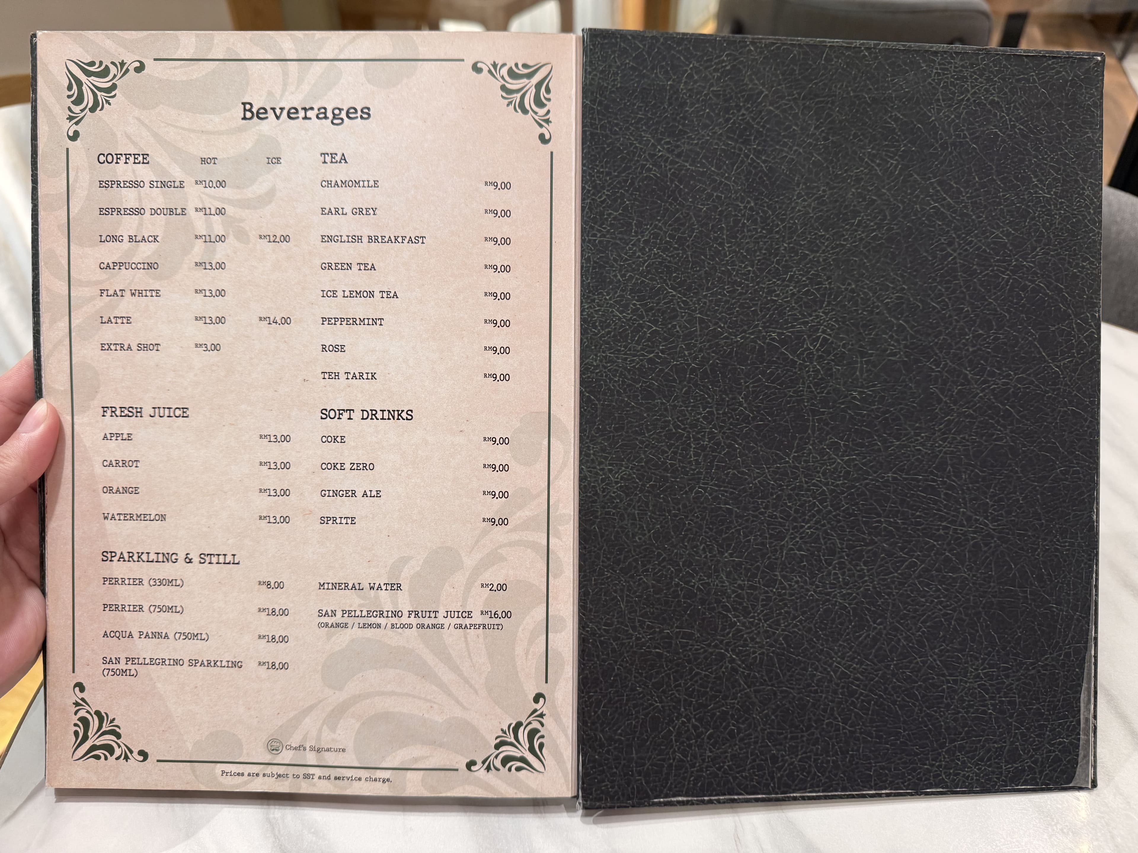 Malayan Cookhouse @ KL East Mall menu page 1