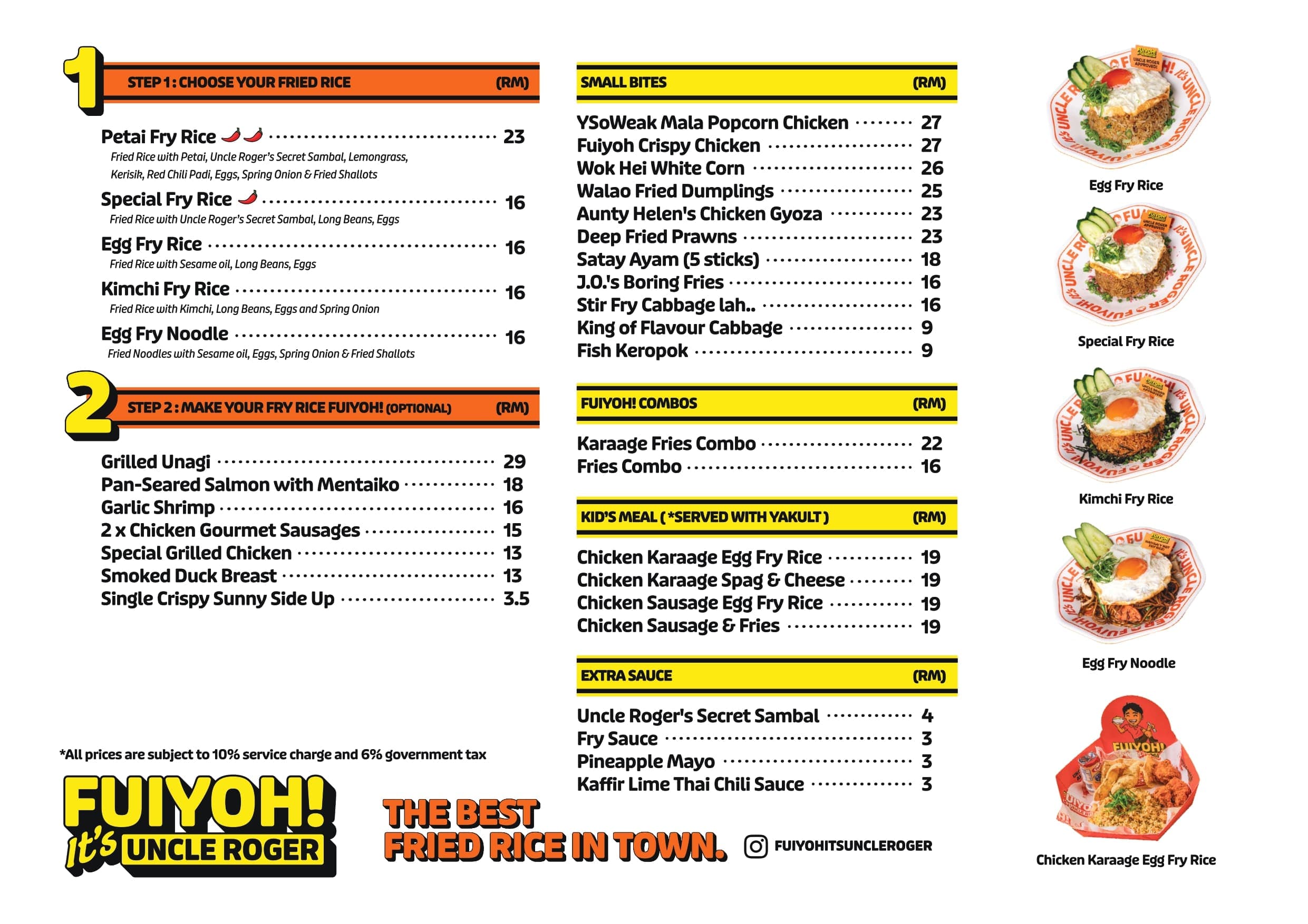 FUIYOH! It’s UNCLE ROGER @ Pavilion Elite KL menu page 1