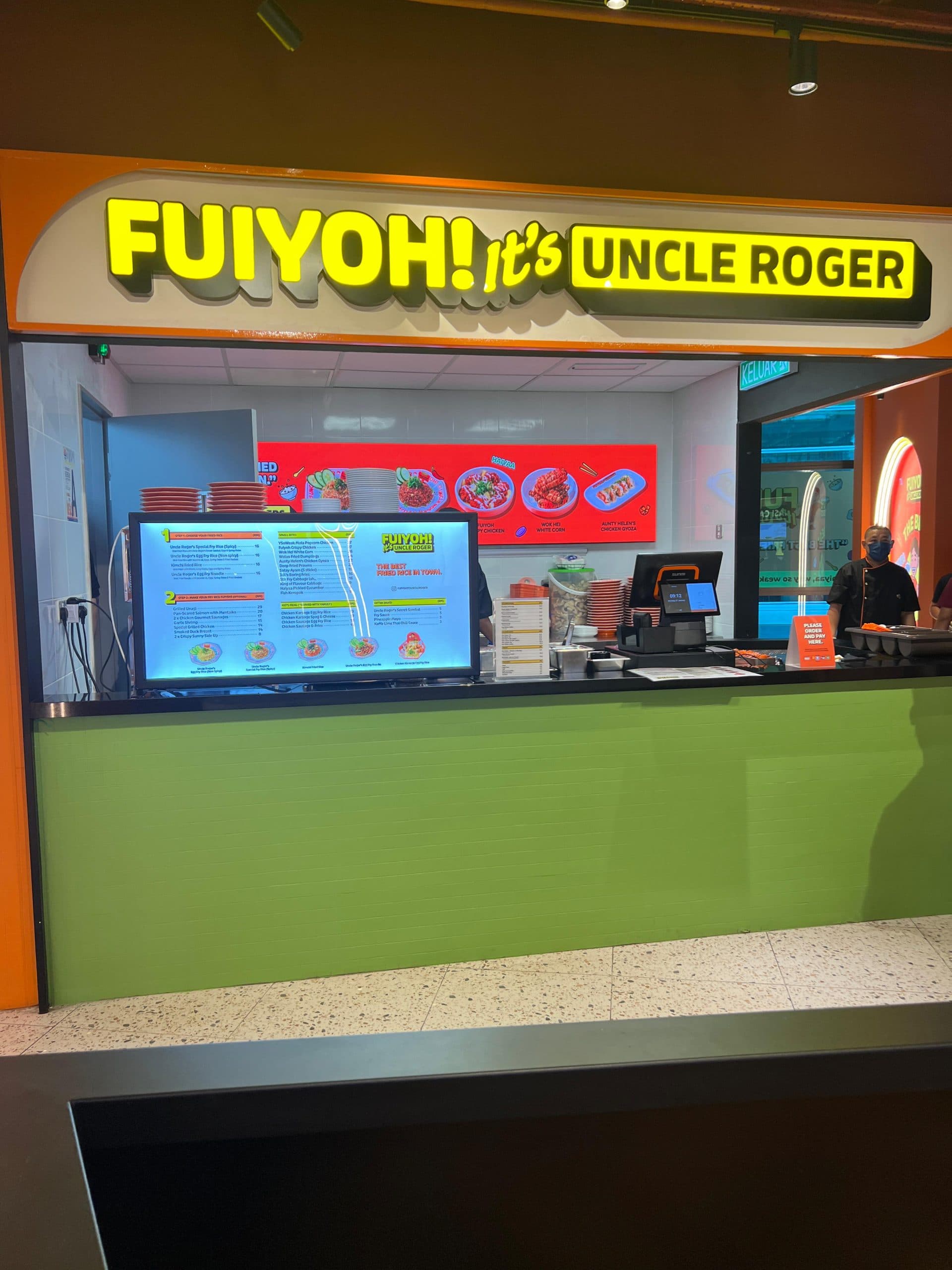 FUIYOH! It’s UNCLE ROGER @ KLIA2 FOOD DISTRICT restaurant